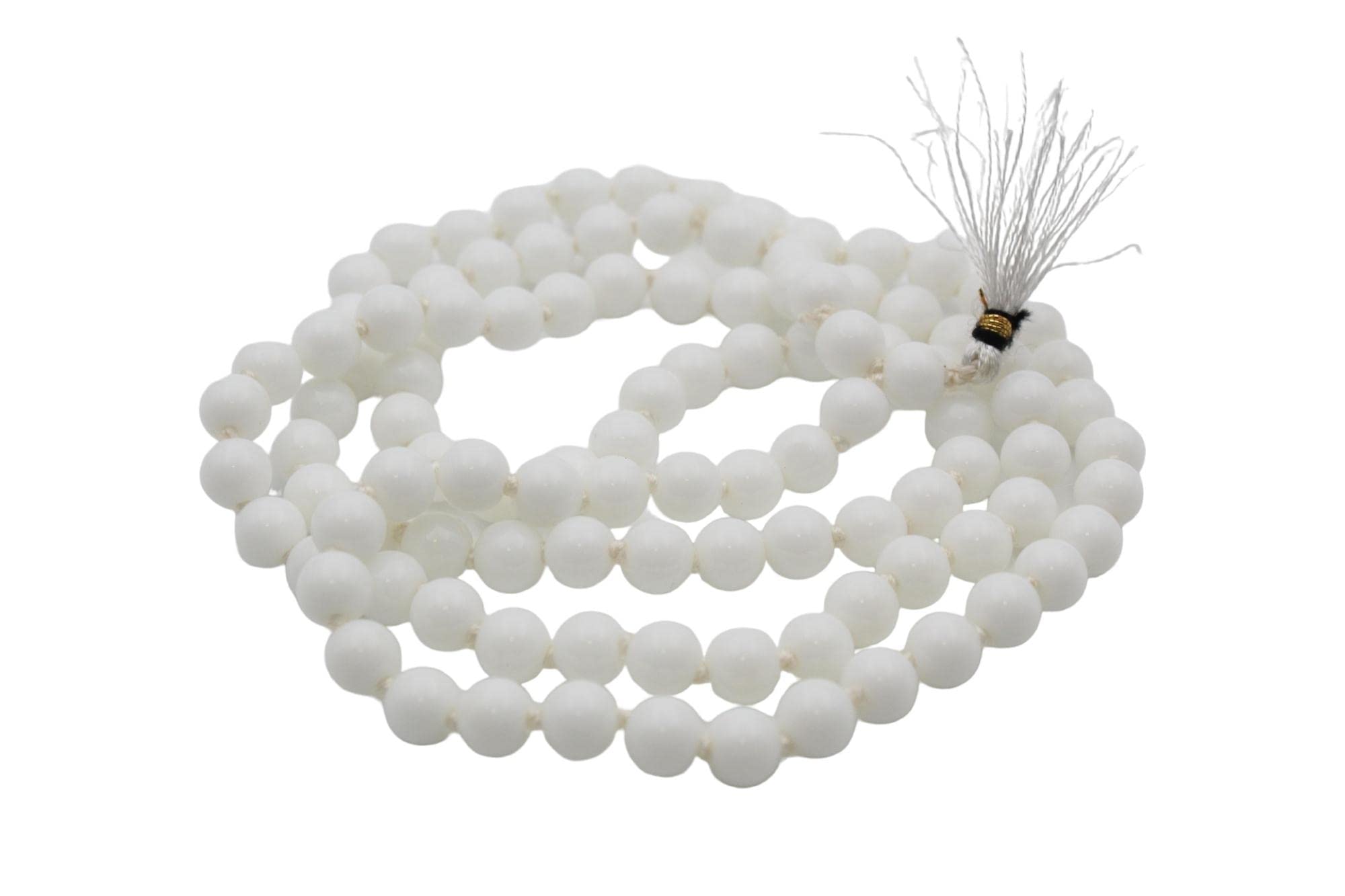 Dharmsaar White Hakik Mala